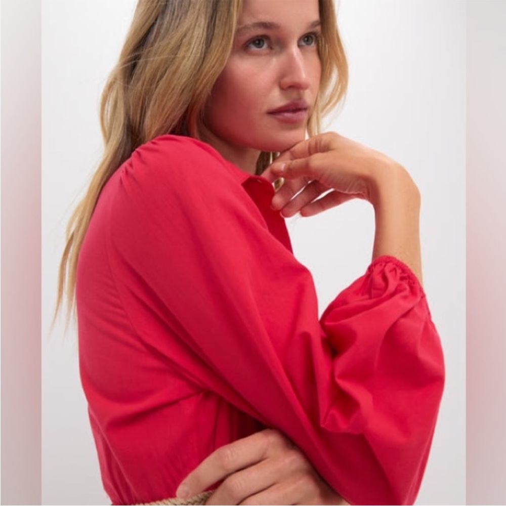 Pomander Place Mabel Red Tiered Maxi Dress - Picture 4 of 9